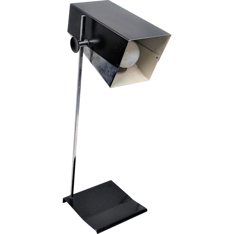 Lámpara de escritorio vintage en negro de Napako