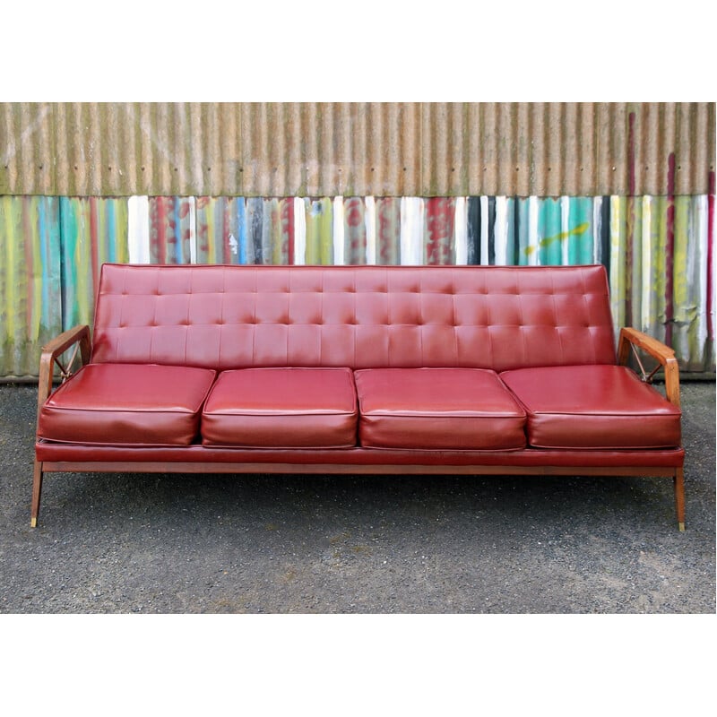 Vintage sofa by Moveis Cavallaro, 1960