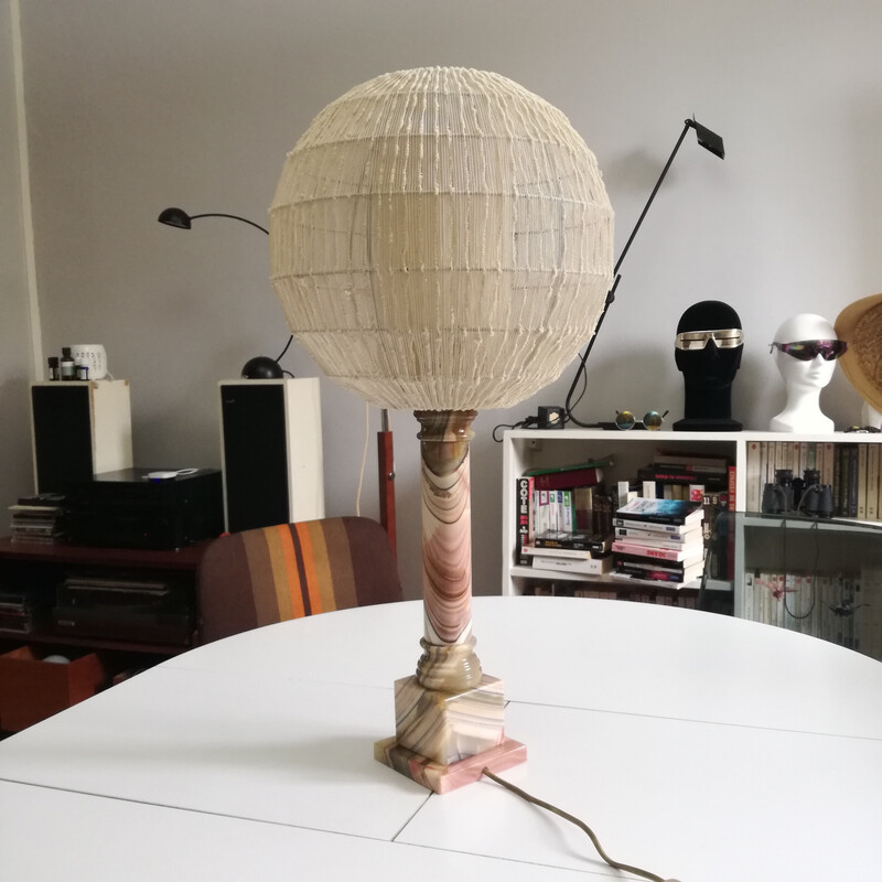 Vintage Onyx-Lampe