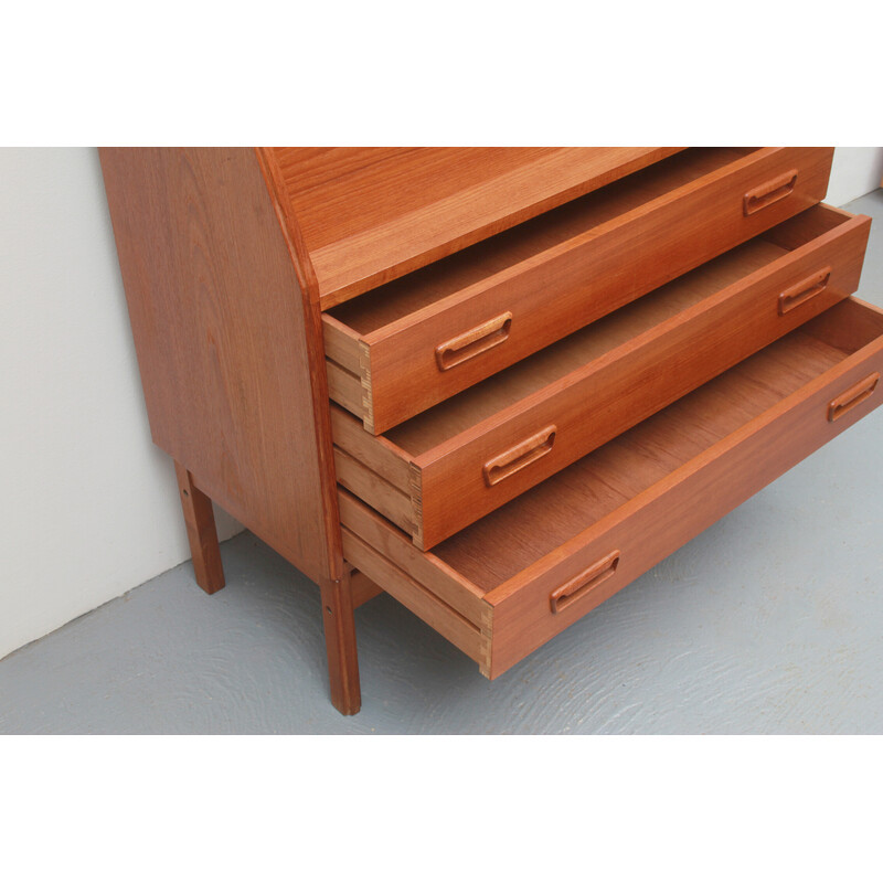 Vintage teak secretary by Dyrlund, Denmark 1960