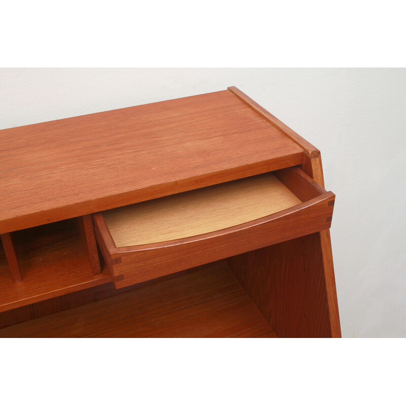 Vintage teak secretary by Dyrlund, Denmark 1960