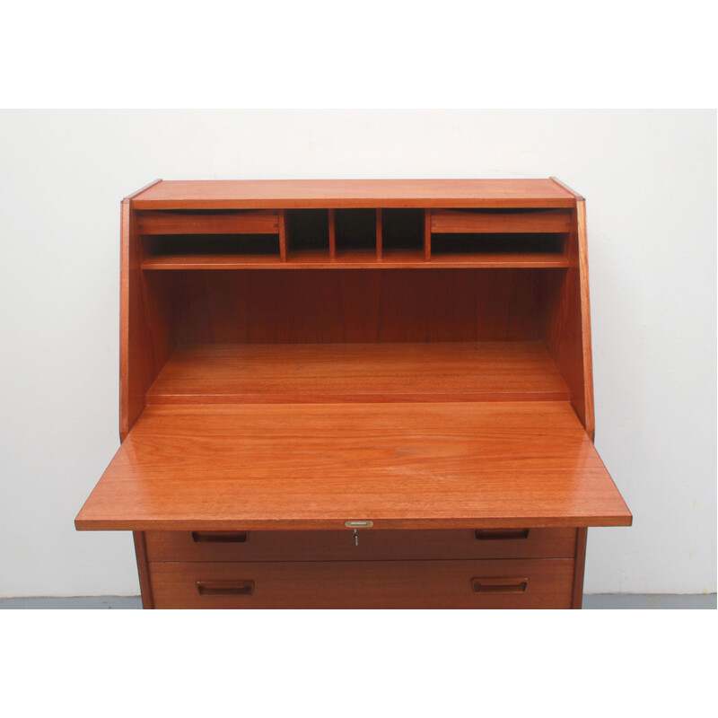 Vintage teak secretary by Dyrlund, Denmark 1960