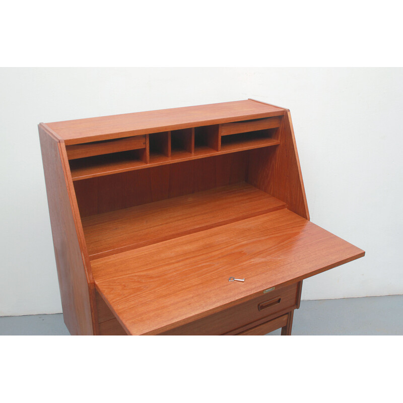 Vintage teak secretary by Dyrlund, Denmark 1960