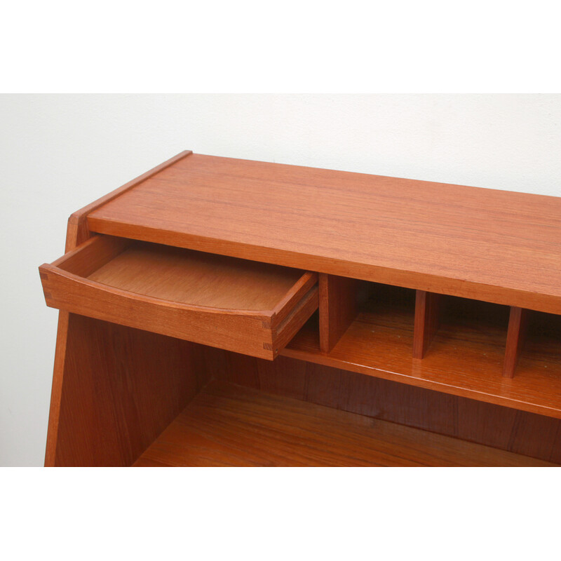 Vintage teak secretary by Dyrlund, Denmark 1960