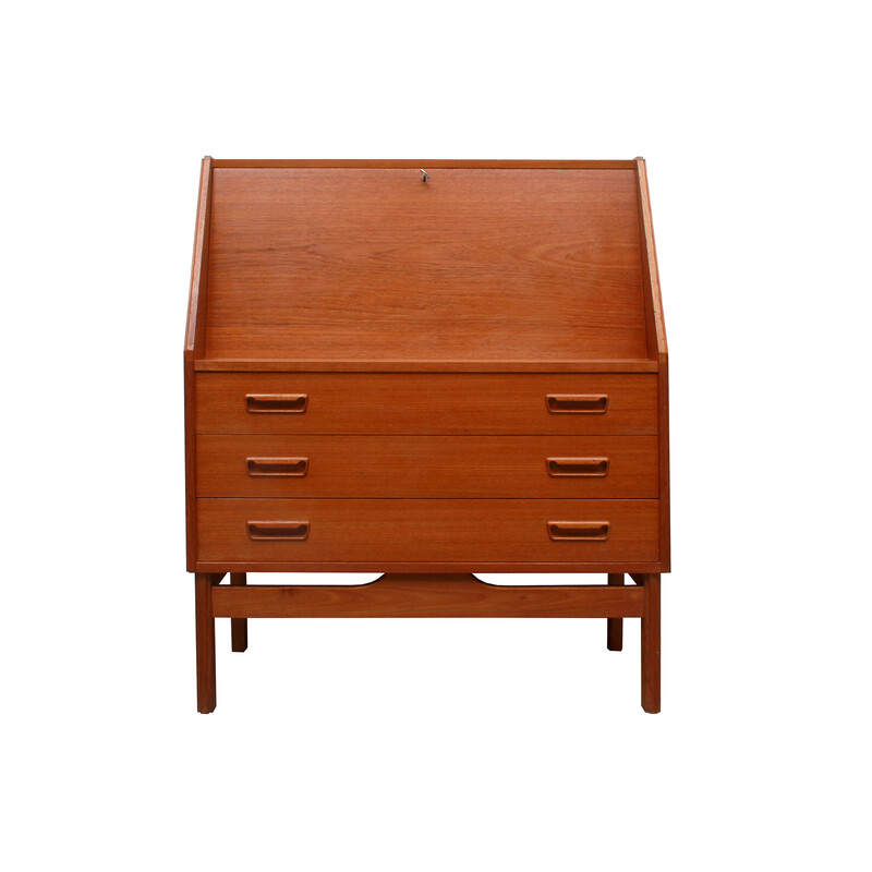 Vintage teak secretary by Dyrlund, Denmark 1960