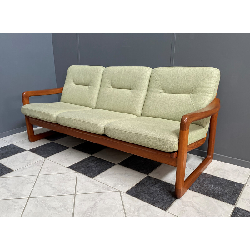 Vintage 3 seater teak sofa by Holstebro, Denmark 1960