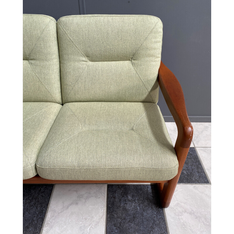 Vintage 3-Sitzer Teakholzsofa von Holstebro, Dänemark 1960