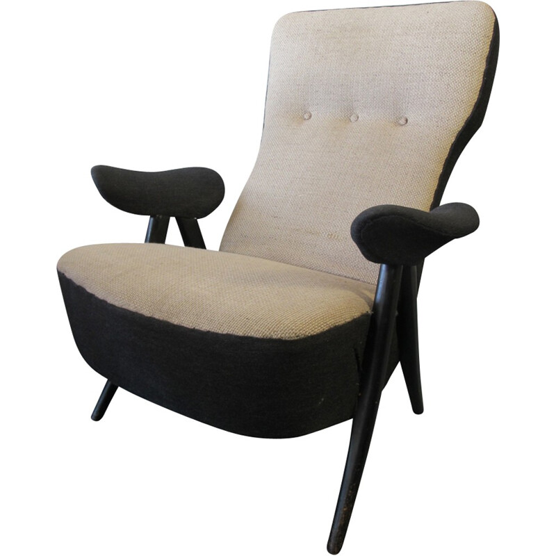 Fauteuil lounge de Theo Ruth pour Artifort - 1950