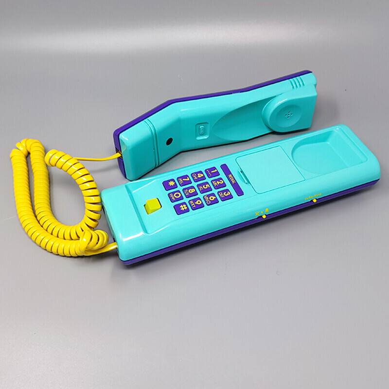 Téléphone jumelé vintage "Puzzle" avec boîte, 1980