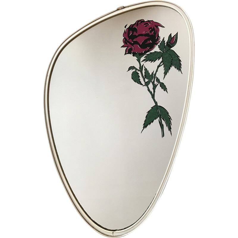 Vintage free asymmetric mirror design - 1960s