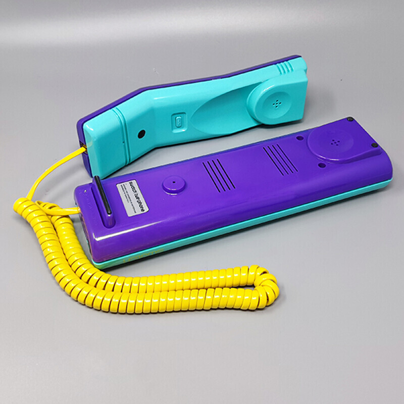 Telefone duplo vintage "Puzzle" com caixa, anos 80