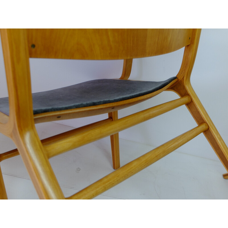 Paire de fauteuils vintage Ax Chair de Peter Hvidt et Orla Molgaard pour Fritz Hansen, Danemark 1960