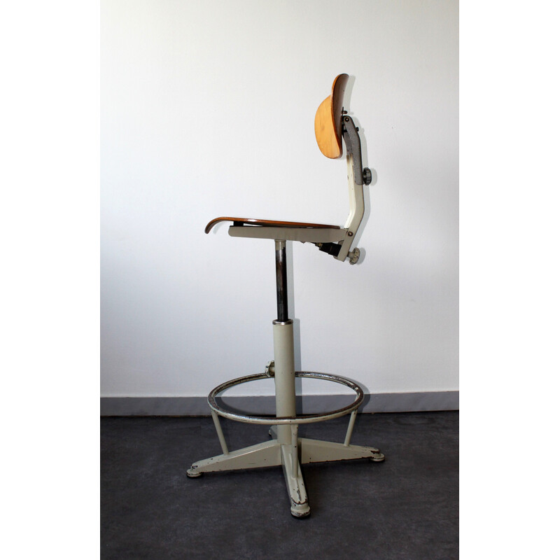 Vintage adjustable architect chair by Studio Brevets, 1960