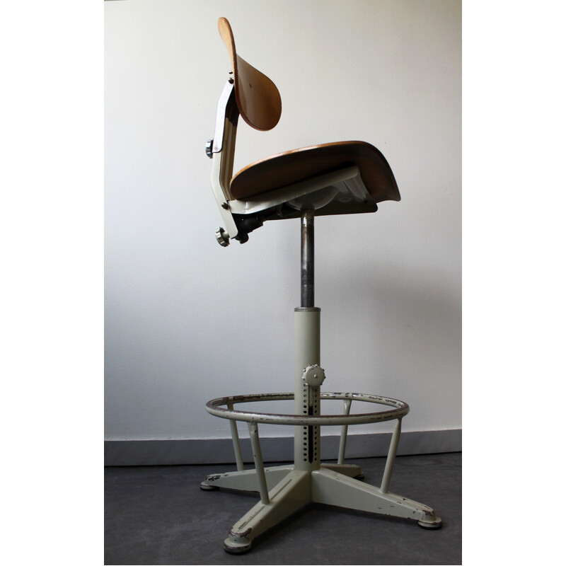 Vintage adjustable architect chair by Studio Brevets, 1960