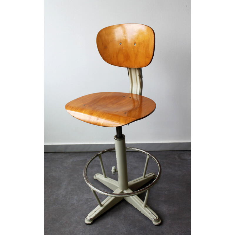 Vintage adjustable architect chair by Studio Brevets, 1960