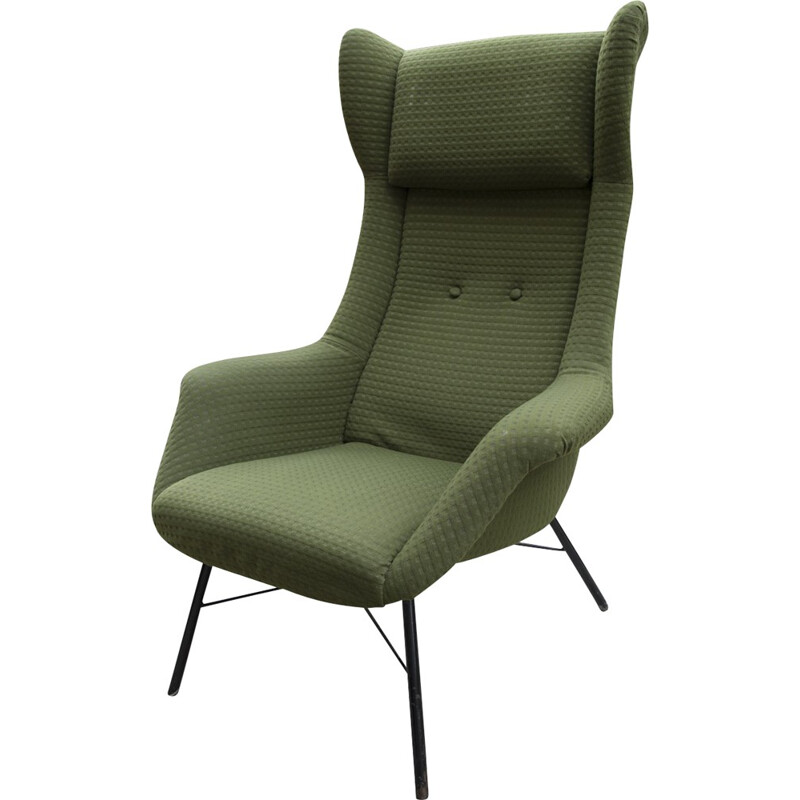 Mid-century Wingback chair by Miroslav Navrátil - 1950s