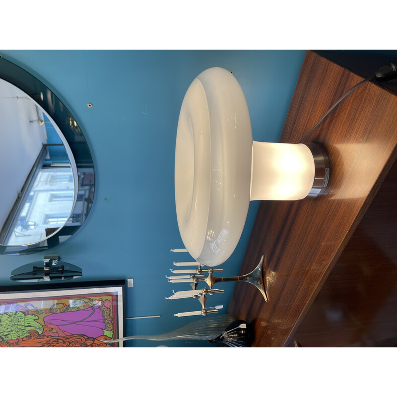 Lampada vintage "Lesbo" in vetro soffiato di Angelo Mangiarotti per Artemide
