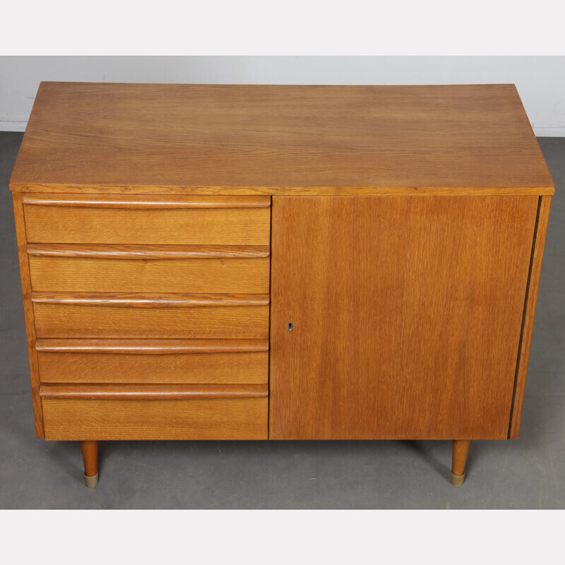 Vintage wooden chest of drawers by Drevozpracujici podnik, 1960