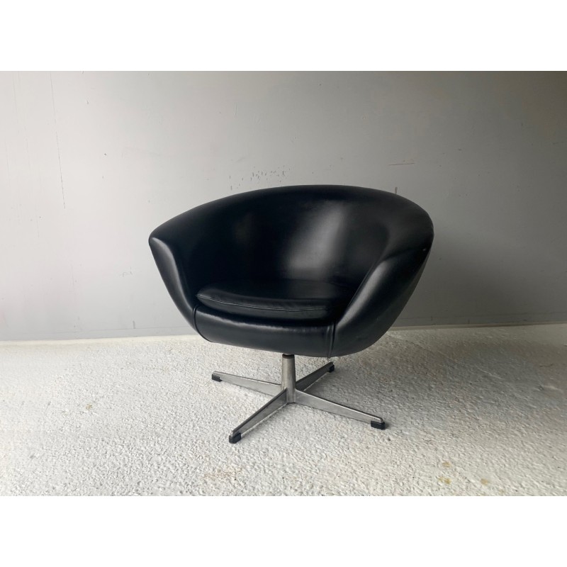 Vintage swivel armchair "pod" by Overman, Sweden 1960