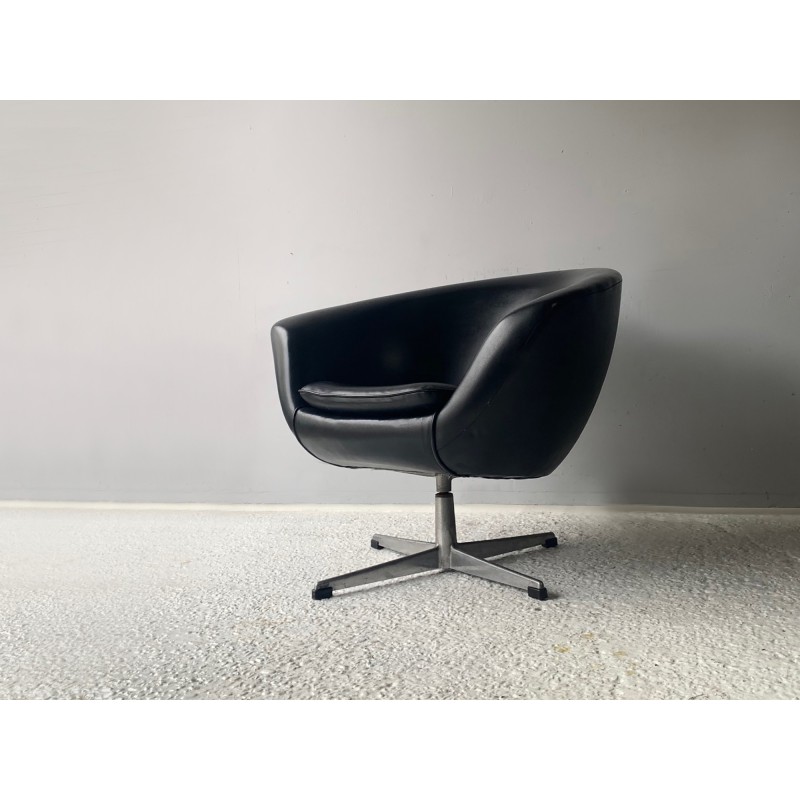 Vintage swivel armchair "pod" by Overman, Sweden 1960