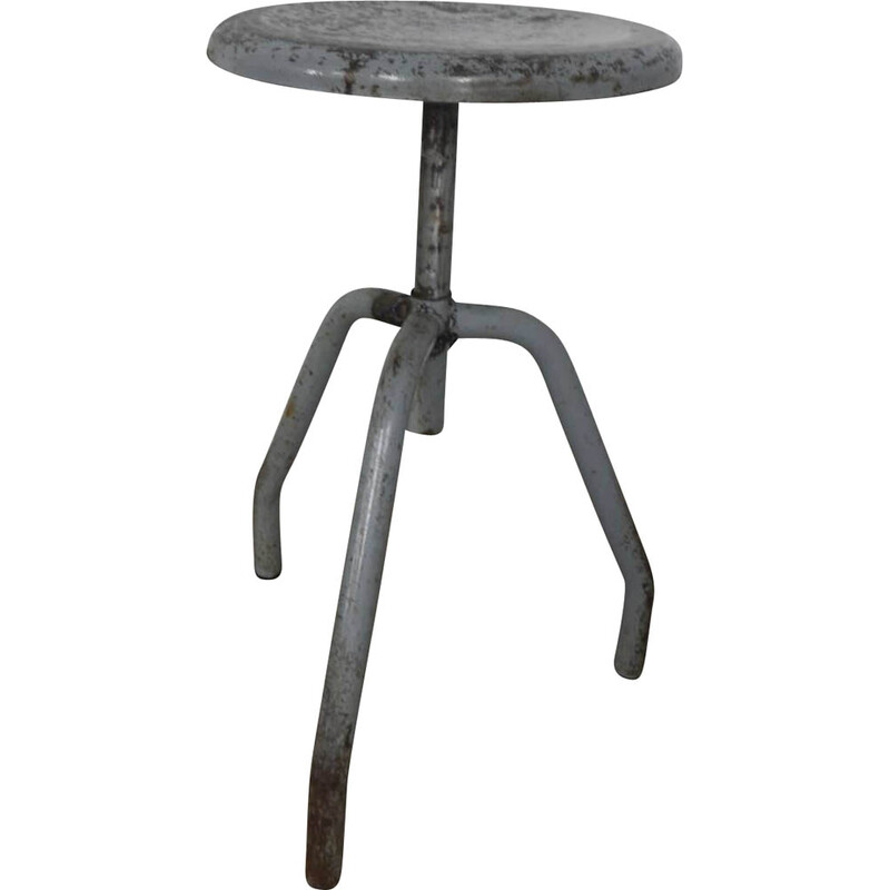 Vintage iron stool, 1950