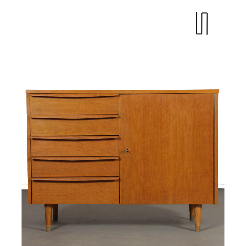 Vintage wooden chest of drawers by Drevozpracujici podnik, 1960