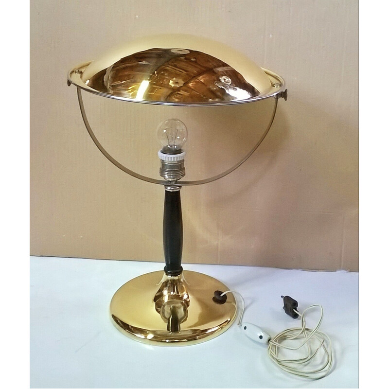 Vintage messing tafellamp van Zerowatt, 1940