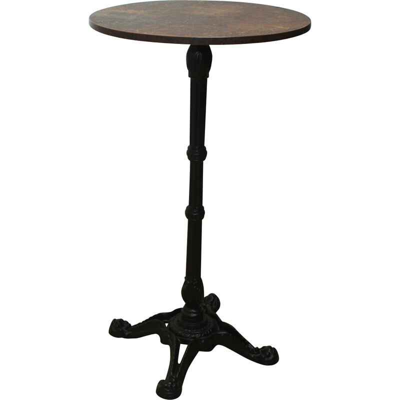 High vintage bistro side table