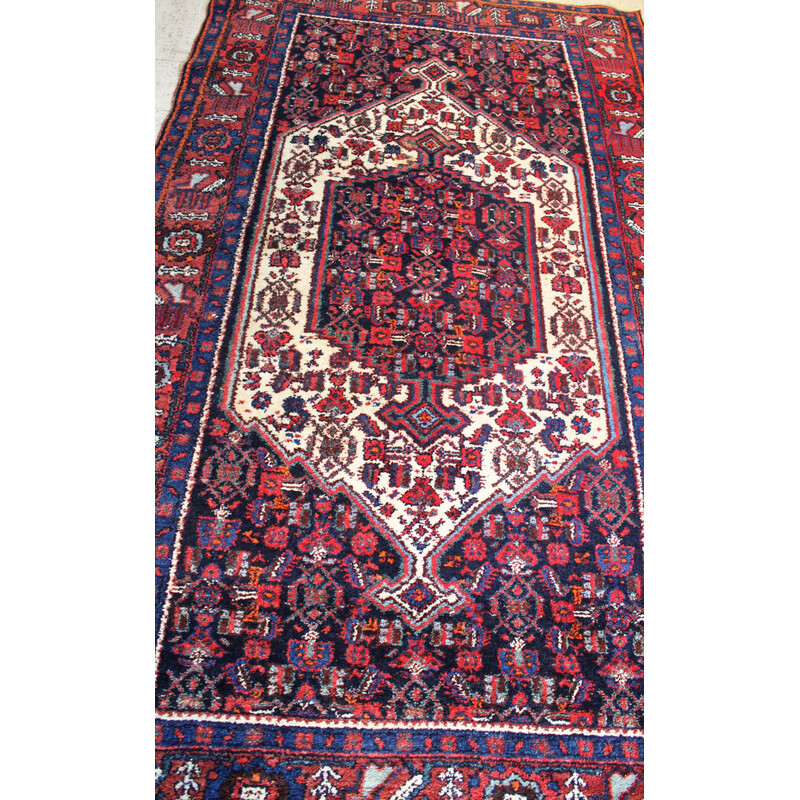 Bidjar vintage persan tapis, Irán