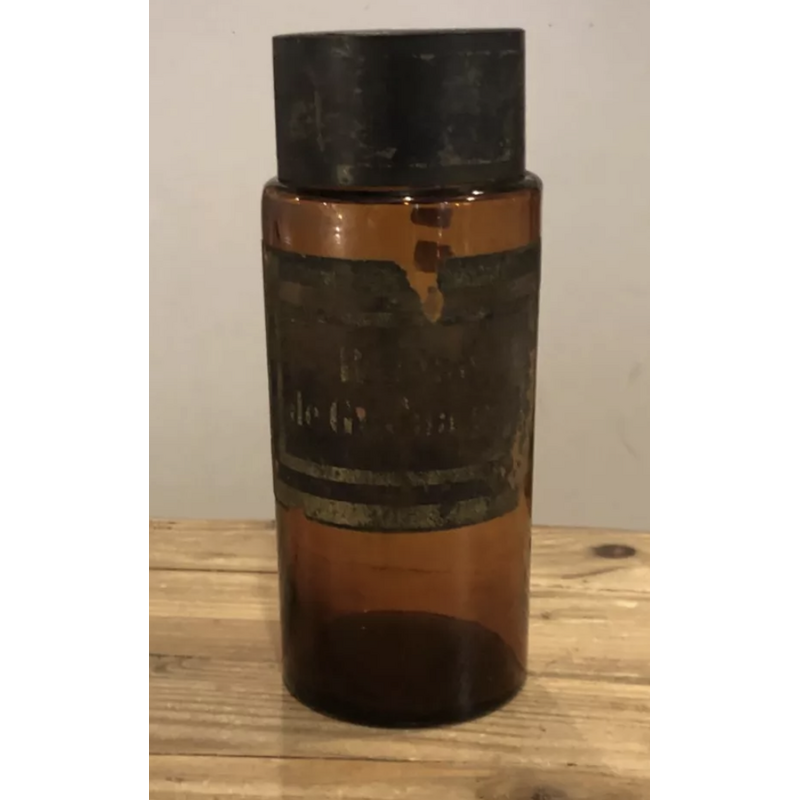 Vintage medicine jar