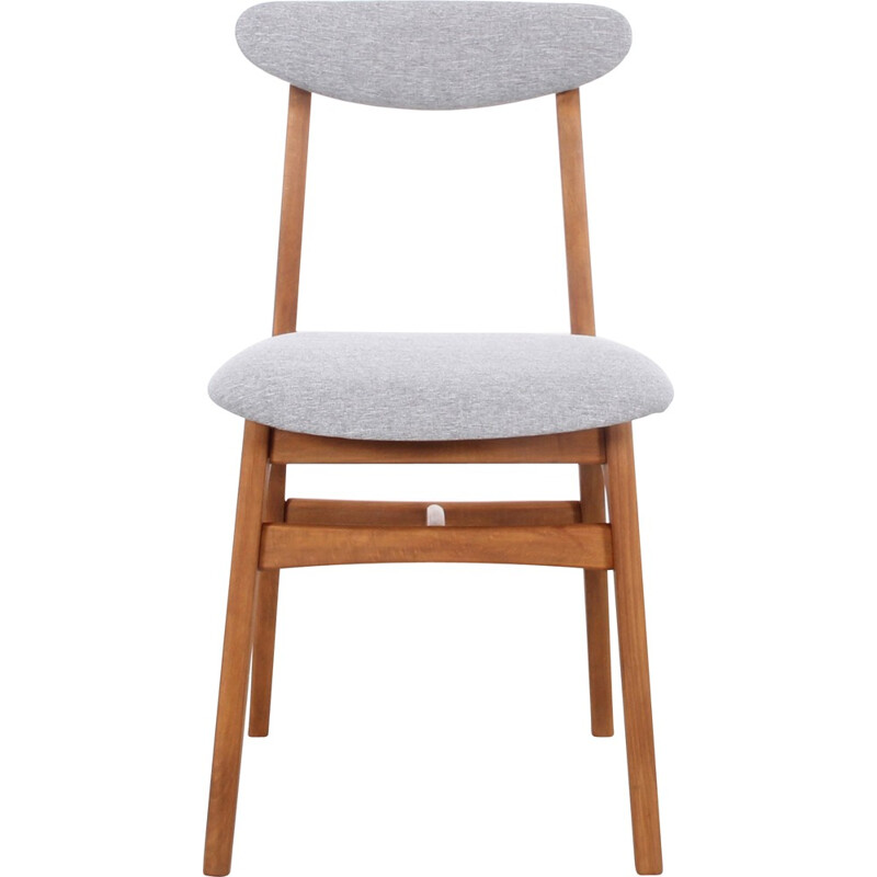 Pair of beech chairs 200-190 model - 1960s