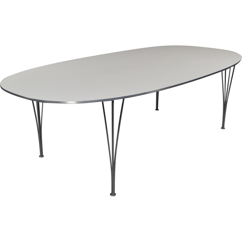 'Super Ellipse' dining table by Piet Hein and Bruno Mathsson for Fritz Hansen - 2000s