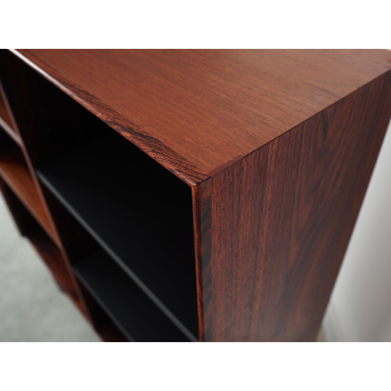 Vintage rosewood bookcase by Hundevad and Co, Denmark 1970