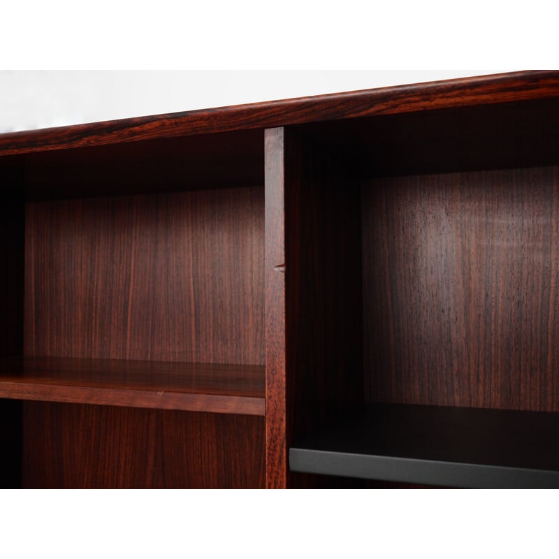 Vintage rosewood bookcase by Hundevad and Co, Denmark 1970