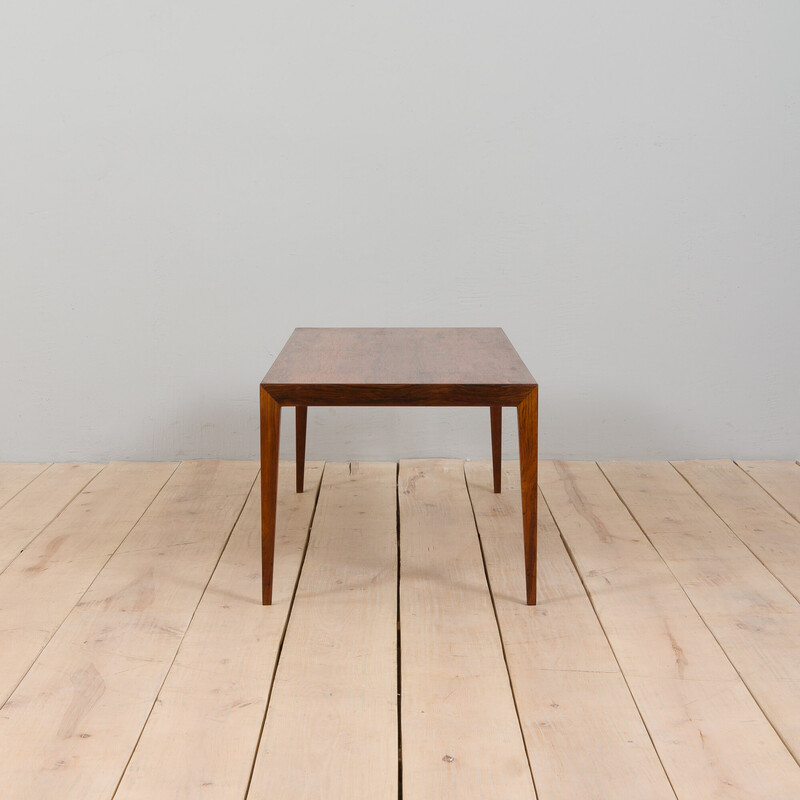 Danish mid century rosewood coffee table by Severin Hansen for Haslev, 1960s