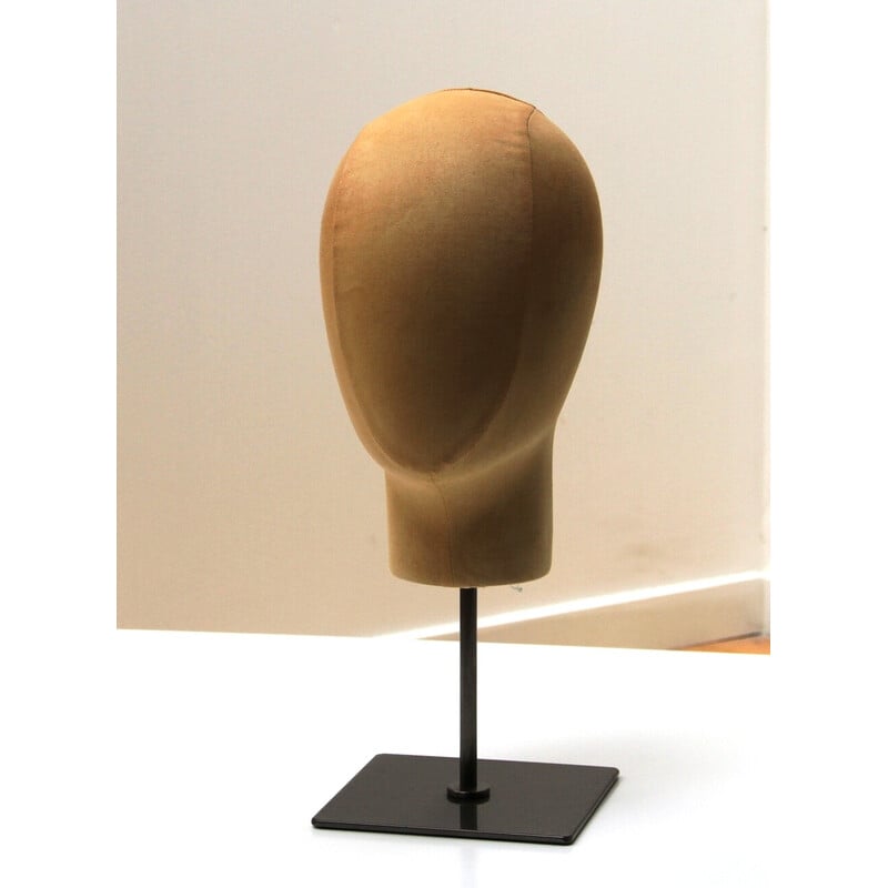 Vintage fabric mannequin head