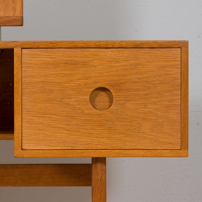 Comodino vintage N°40 in legno di quercia di Kai Kristiansen per Aksel Kjersgaard, 1960