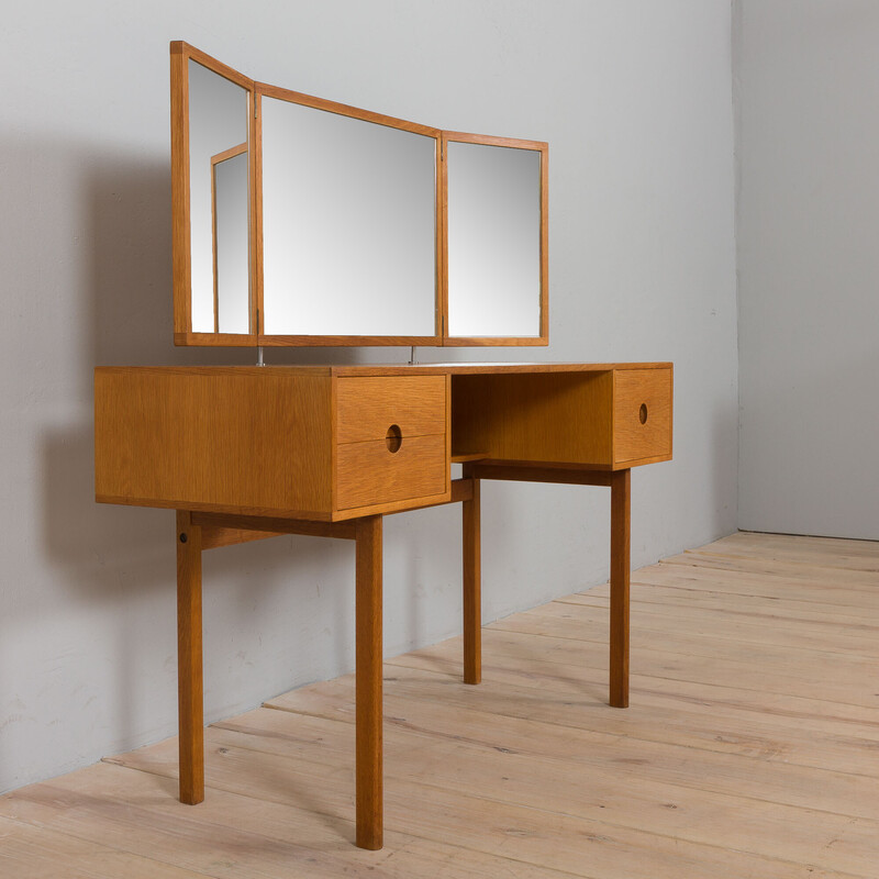 Comodino vintage N°40 in legno di quercia di Kai Kristiansen per Aksel Kjersgaard, 1960