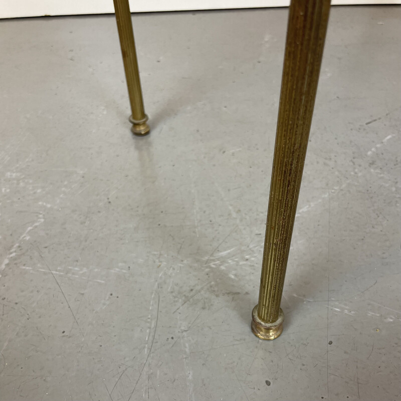 Vintage brass nesting tables, 1950