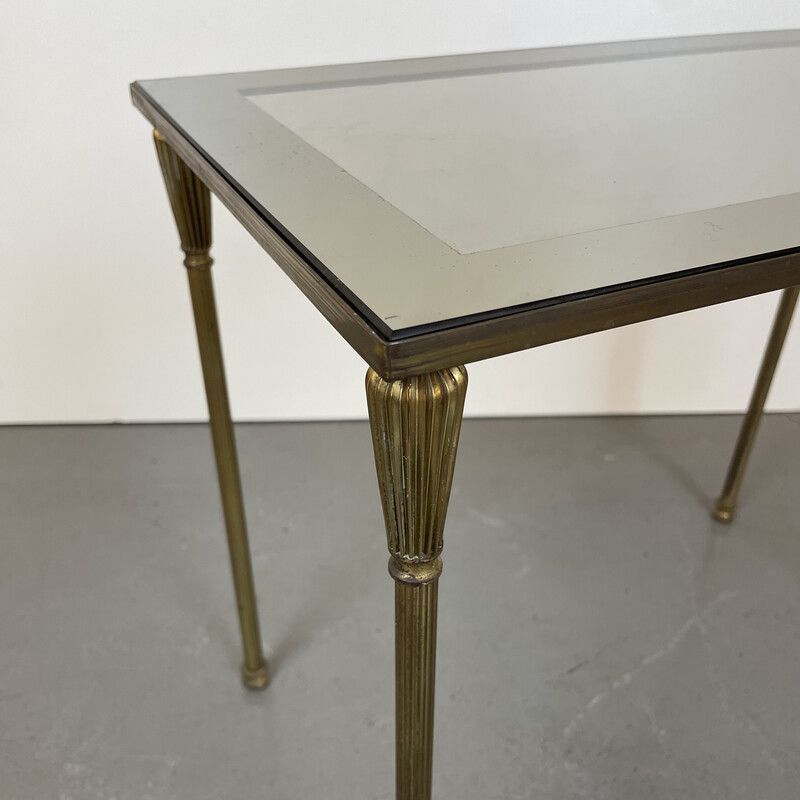 Vintage brass nesting tables, 1950