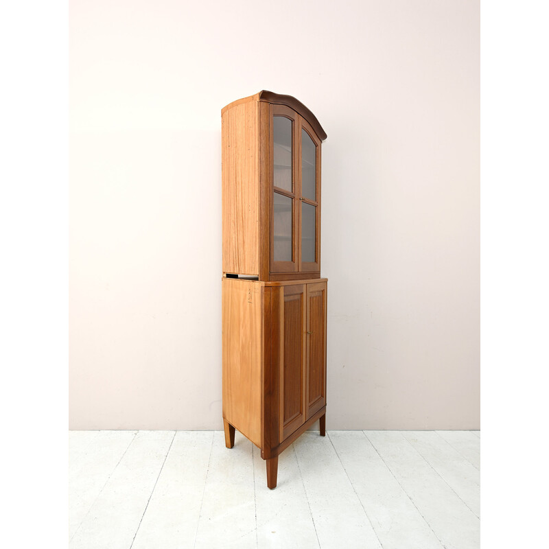 Vintage teak display cabinet by Carl Malmsten, 1960