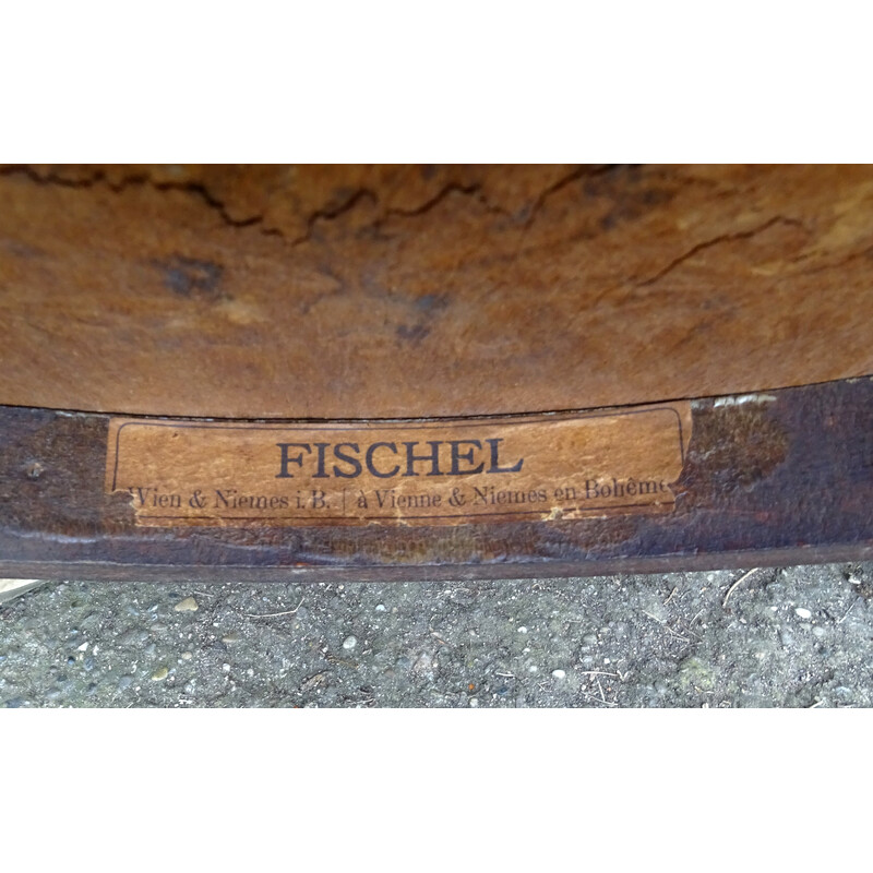 Fauteuil de bureau vintage par Fischel, 1910