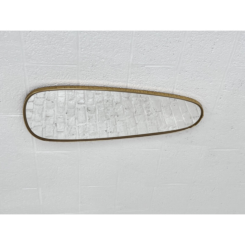 Vintage free-form mirror, 1950-1960