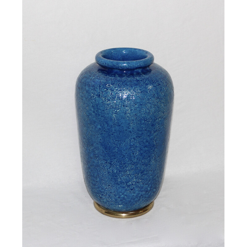 Blue Vase, Bitossi - Aldo Londi - 1960s