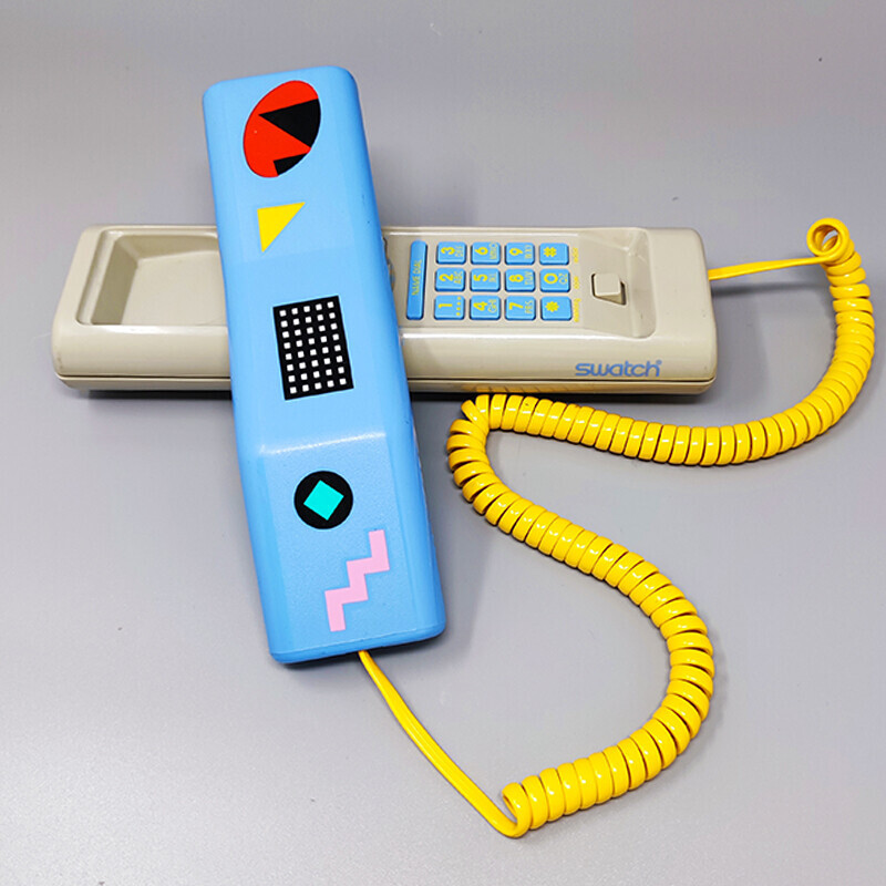 Téléphone Swatch "Deluxe" vintage, 1980