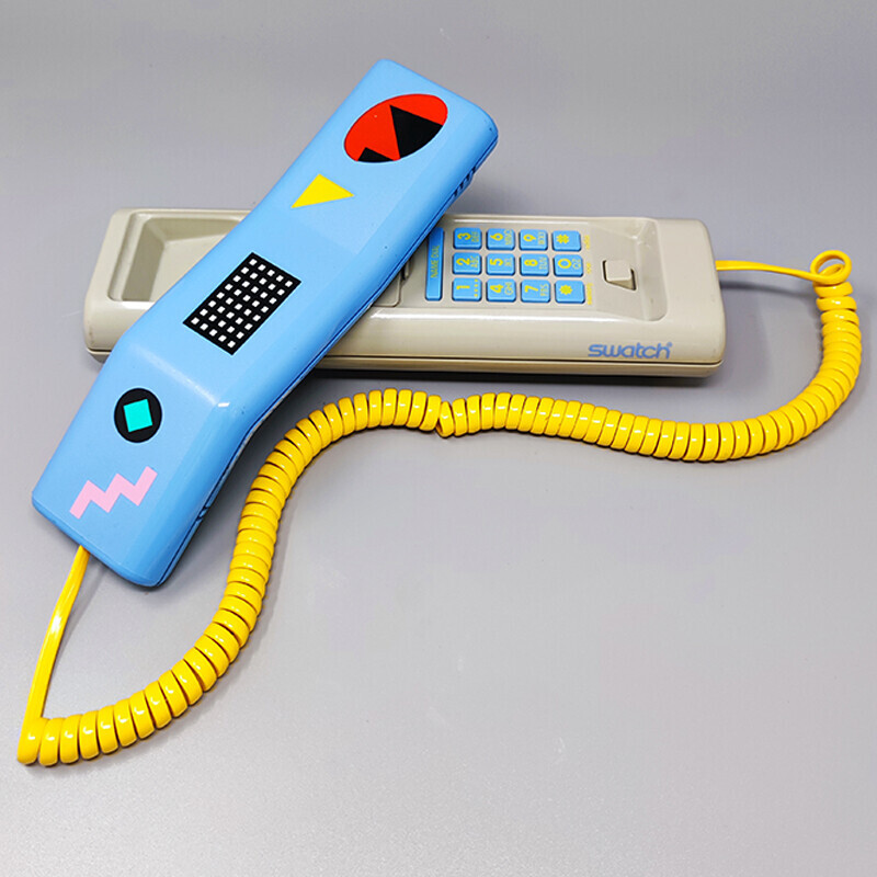 Téléphone Swatch "Deluxe" vintage, 1980