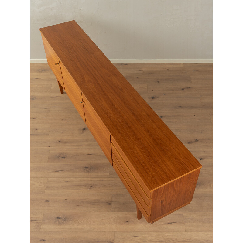 Vintage teak veneer sideboard, Germany 1960