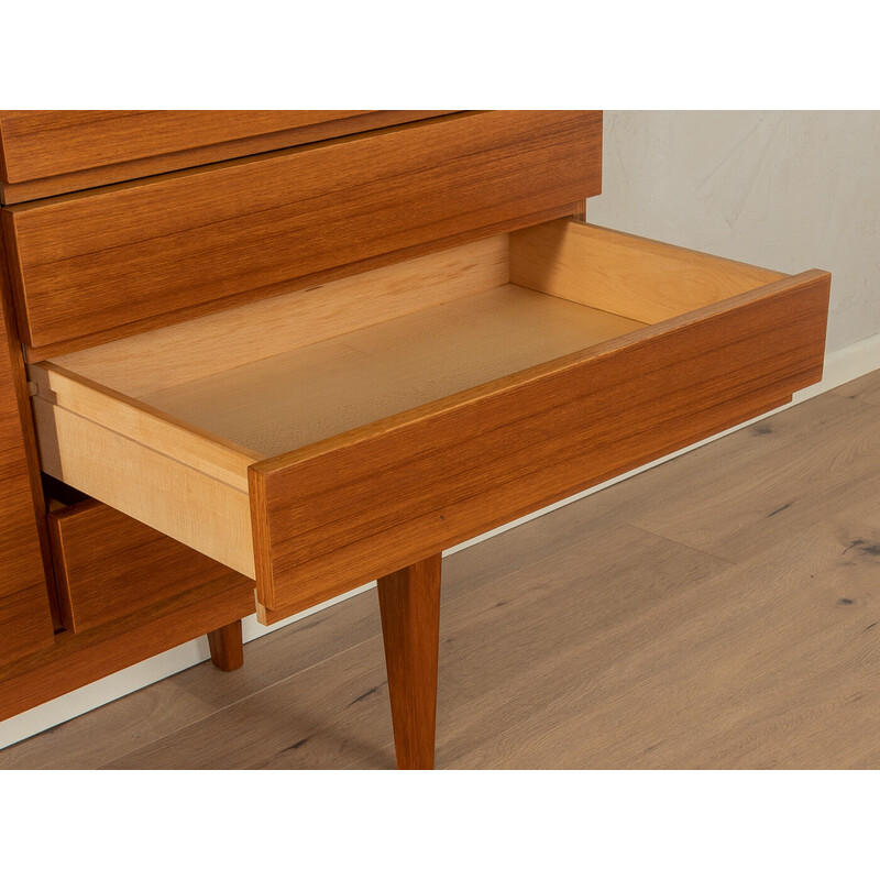 Vintage teak veneer sideboard, Germany 1960