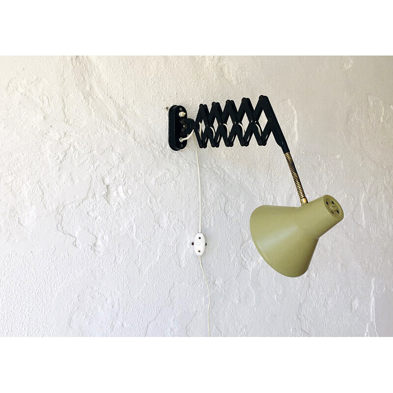 Vintage extendable wall lamp, 1960