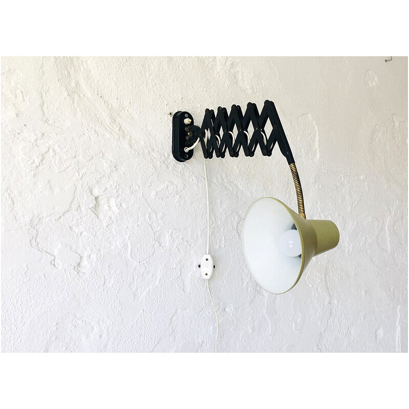 Vintage extendable wall lamp, 1960
